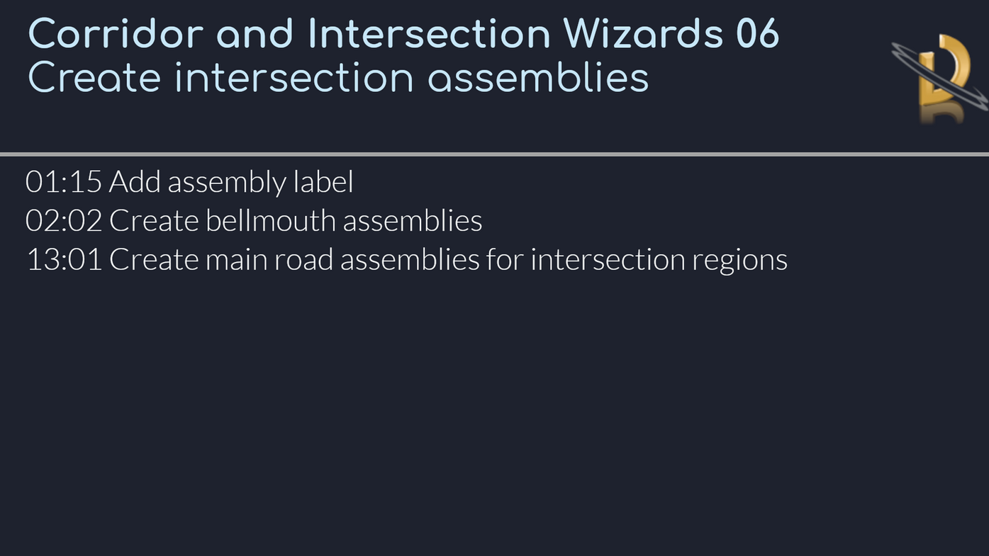 Corr. and Intersec. Wizards 06-Create intersection assemblies